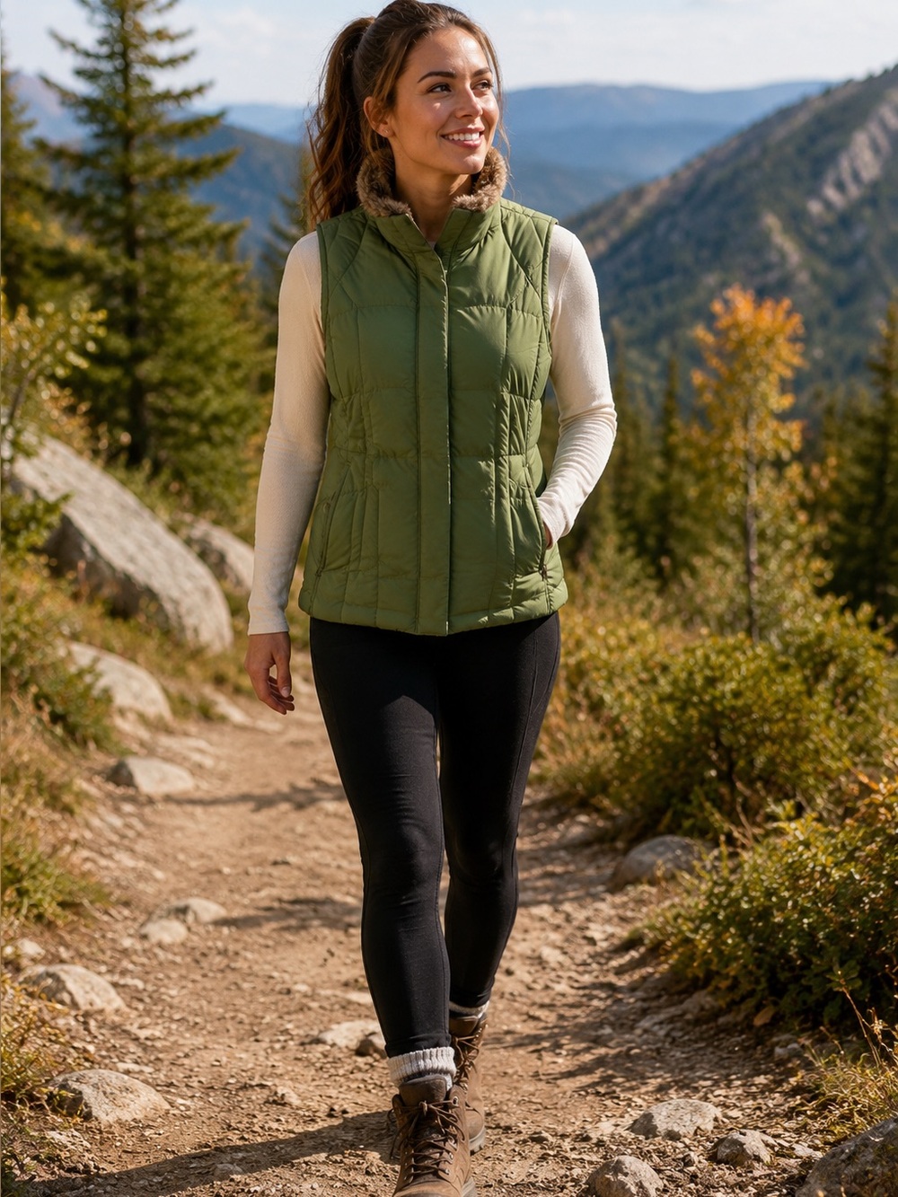 Eddie Bauer Women’s Goose Down Vest 🍃